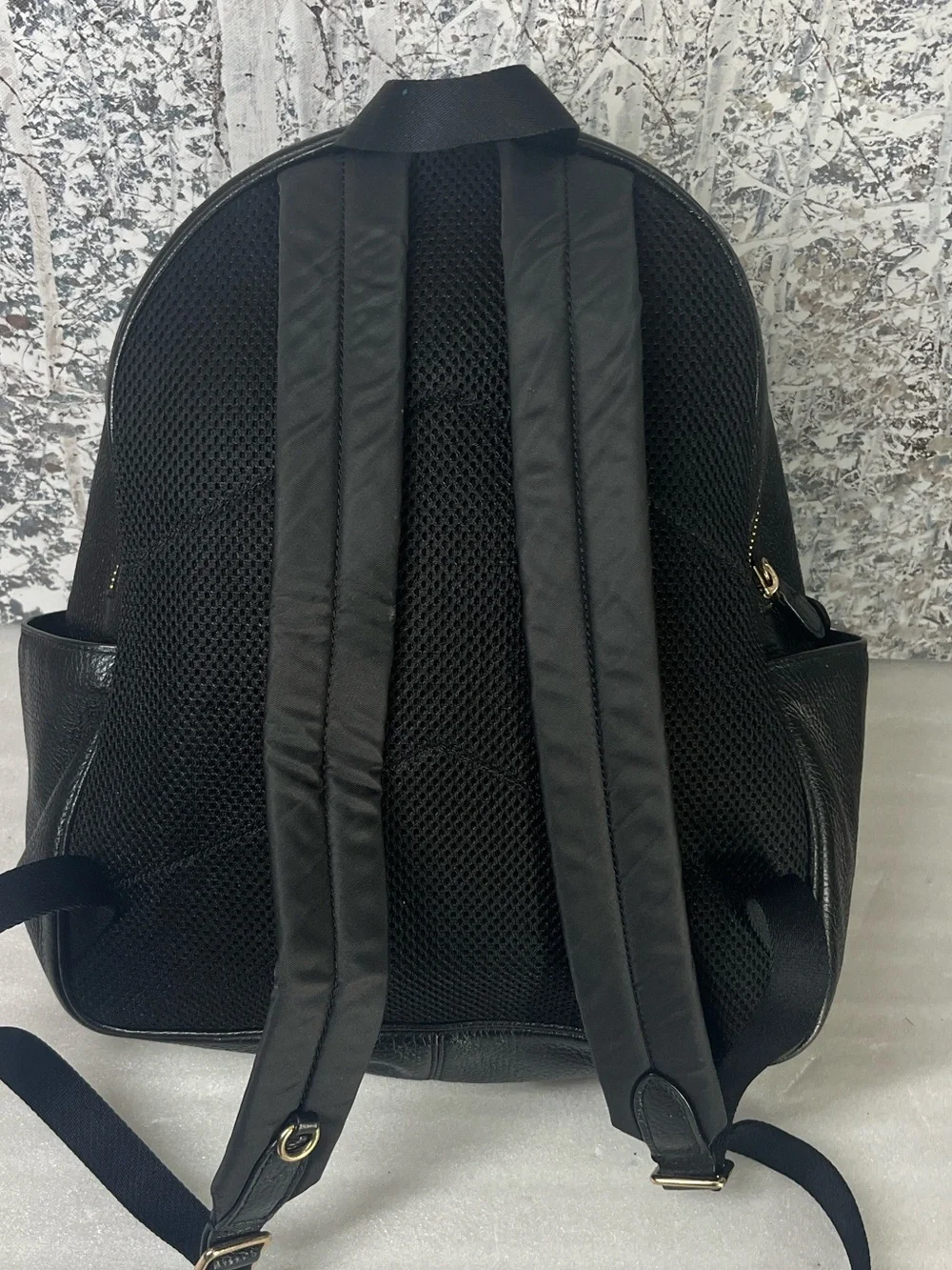 Coach Court Backpack Pebbled Leather (Style No.5666)